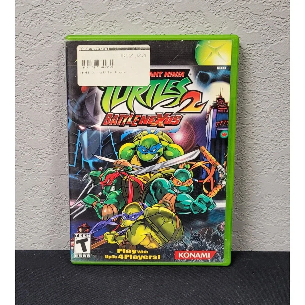 Teenage Mutant Ninja Turtles 2 BattleNexus (Microsoft Xbox, 2004) Video Game
